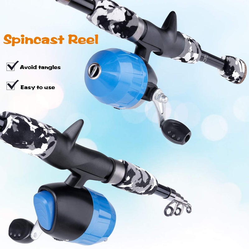 ODDSPRO Toddler Fishing Pole, Collapsible Fishing Pole and Reel Combo - Telescopic Fishing Pole for Boys Girls - Image 4